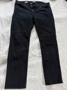 J. Crew Black Corduroy Pants